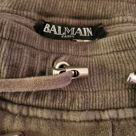 Balmain Ribbed Panel Track Pants - Picture 4 of 8